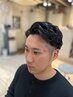 メンズデザインパーマ＋カット＋クイックスパ_11900円【恵比寿/恵比寿駅】
