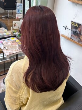 アリスバイアフロート 自由が丘(ALICe by AFLOAT) ○ワインレッド チェリーレッド 赤髪 ブリーチなし