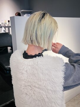 ヘアーエスクールシーユー 枚方T-SITE店(hair S.COEUR×Cu) 丸くならないボブ/切りっぱなしボブ/大阪枚方美容室