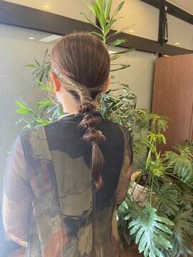 ネバーランド 平成店(NEVER LAND) 編みおろしヘアセット