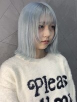 コト 福井大和田店(coto)&nbsp;福井　大和田　ハイトーンカラー　ペールブルー　水色　ブリーチ