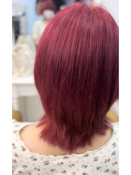 シャルティア(SHALLTIA) ハイトーン/ブリーチ/チェリーレッド/ピンクレッド/透明感