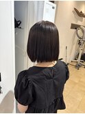 切りっぱなしボブ