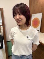 ロビー(LOBBY)&nbsp;レイヤーボブ×ボルドー