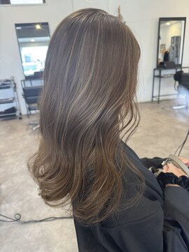 ナンバー(number+) 20代30代40代ハイライト外国人風カラープラチナアッシュ