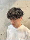 スタイル再現性UP◎扱いやすいメンズパーマ波巻きパーママッシュ