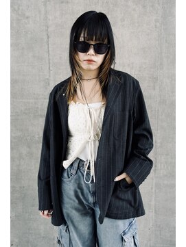 ダウ(dow) モードストレート×エンドカラー