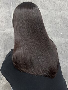 ルイス(L'wis) ココアグレージュ学割U24ケアブリーチ渋谷10代20代暗髪Wカラー