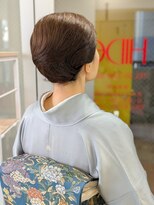 ヒデ美容室&nbsp;ショートボブ～アップしている風に