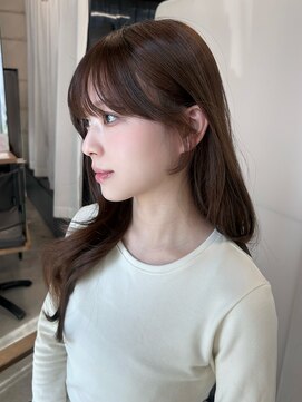 アイシー 表参道(ICY) 結んでも盛れる顔周りカット表参道学割U24透明感カラー