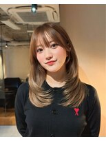 リラエ(Lyrae) 西梅田/ブラウン/ベージュ/レイヤー/前髪カット/髪質改善