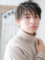 トニーアンドガイメン ホテル京阪仙台店(TONI&GUY MEN)&nbsp;20代30代ダークブラウン無造作フルバングメンズカットk仙台