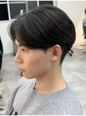 MEN’S HAIR/千葉駅/センターパート/曲がる縮毛矯正/齊藤大樹
