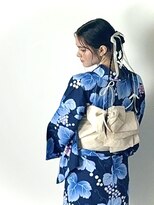 ヘアコレクション アンジュ(Hair collection Unge)&nbsp;ツインカチモリ×浴衣アレンジ＊