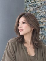 アース 熊本嘉島店(HAIR&MAKE EARTH)&nbsp;大人上品なレイヤーカットと透明感グレージュ