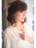 髪質改善と デトックス 美的大人ひし形シルエットボブ