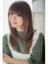 美容室 ファクト(fact)&nbsp;*+高崎+*…計算ずく！ほめられ♪ストレートレイヤーd