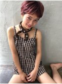 【Astar】パープルカラーガーリーショート