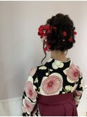 卒業式ヘアセット♪ゆるふわサイドアップ