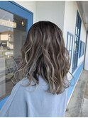 似合わせカットメルティカラー着物フェミニンロング