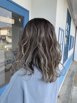 ヘアーメイク コラソン(hair make corazon) 似合わせカットメルティカラー着物フェミニンロング