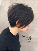 【mag  ginza】黒髪でも動く！立体感くびれショートボブ