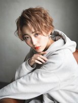 ペスカ 博多駅前店(pesca)&nbsp;pesca博多駅前店/小顔/オリーブカラー/セミウェットウェーブ