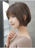 前髪あり大人ショートボブ20代30代40代【AIN.表参道】川原大地