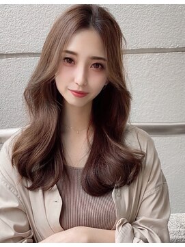 エル(LE) 【LE】大人可愛いゆるふわロング/顔周りカット/レイヤーカット