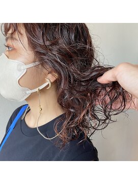 アコット(Acotto.) ピンクパープル/ケアパーマ/ウルフミディアム