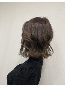 アンドシャルム 心斎橋(&CHALME) ぱつっとbobでお洒落ベージュ