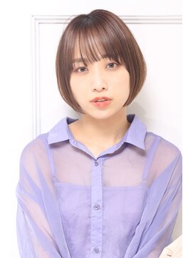 クラッチ 博多(CLUTCH) 大人可愛い２０代３０代４０代小顔ショコラベージュ　ショートA1