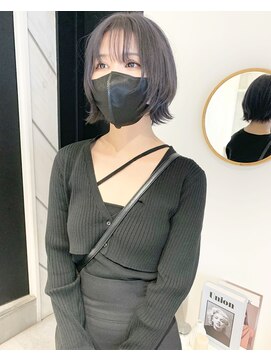 シピ バイ ブレス(shipi. by brace) ダークグレー/顔まわりレイヤー