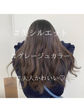 クラップス 金沢文庫店(CLAPS) 透明感グレージュカラー/波巻き/ショコラアッシュ