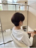 丸みショート☆ダークカラー☆艶髪