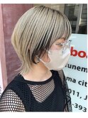 ウルフヘアお洒落女子
