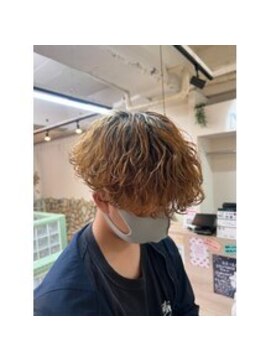 グラスバイネオリーブ 大倉山駅前店(grace by neolive) MEN'SHAIR/アップバング/ハイライト/束感ショート/波巻き