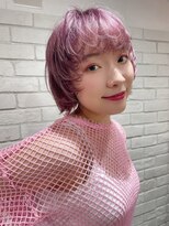 バズ ビー(BUZZ Bee)&nbsp;【BUZZbee】ショートカールウルフ×ベビーピンク