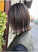 【nasu】ハイライト×グラデーショングレージュカラー