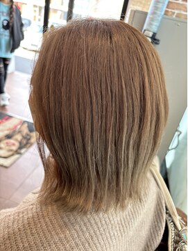 アース 佐世保早岐店(HAIR&MAKE EARTH) ミルクティベージュ