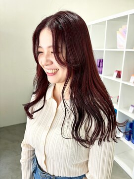 キートス 高知店(kiitos) ピンクブラン/ワインレッド/ロング