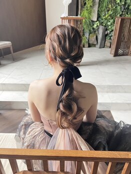 エスアンドケー 下通店(S&K)の写真/《結婚式/二次会/イベント/デート…＊》シーン別に"トレンド×こなれた"おしゃれなヘアセットを叶えます＊