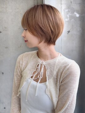 ロンドローズ 名古屋(Lond damaskRose) 学割 ブリーチなしダブルカラー ブリーチ 髪質改善 ボブ 834