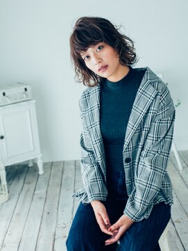 スタリー(Starry) グレージュハイライトミディ20代/30代/40代/ハレマチ通り