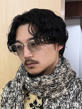 フィフス 神南(fifth) 波巻きパーマメンズマッシュウルフカットツイストパーマ刈り上げ