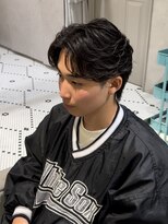 ゼスト リル 新宿(ZEST lill)&nbsp;フェザーパーマ フェザーショート メンズパーマ 新宿