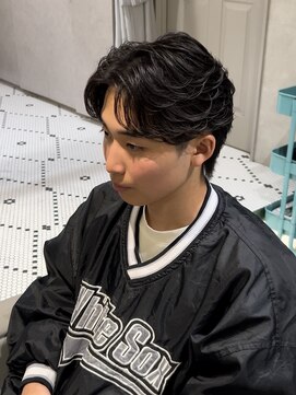 ゼスト リル 新宿(ZEST lill) フェザーパーマ フェザーショート メンズパーマ 新宿