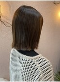 切りっぱなしボブ