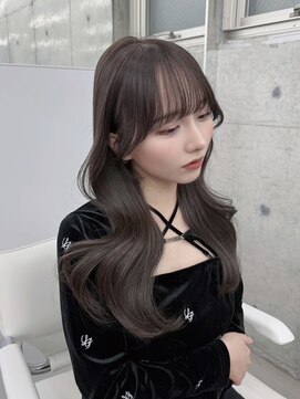 フォンズ(FONS) くびれヘア/グレージュカラー/顔周りカット/レイヤーカット/