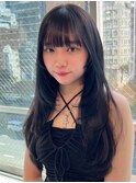 ハイライトカラーミルクティーベージュレイヤーカット